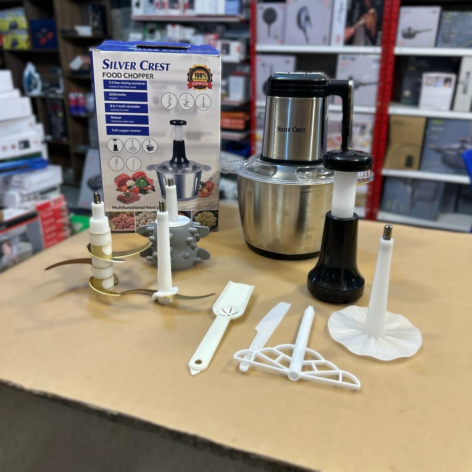 Silver Crest 8-in-1 Food Chopper – 3.5L