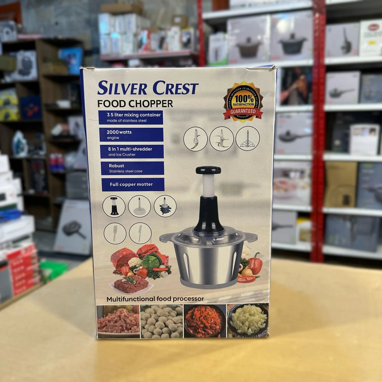 Silver Crest 8-in-1 Food Chopper – 3.5L