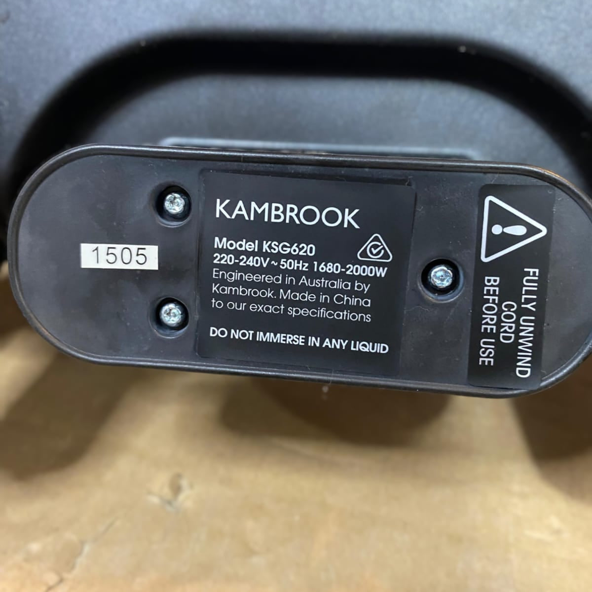 Kambrook 2-Slice Sandwich Press – Café Quality Snacks at Home