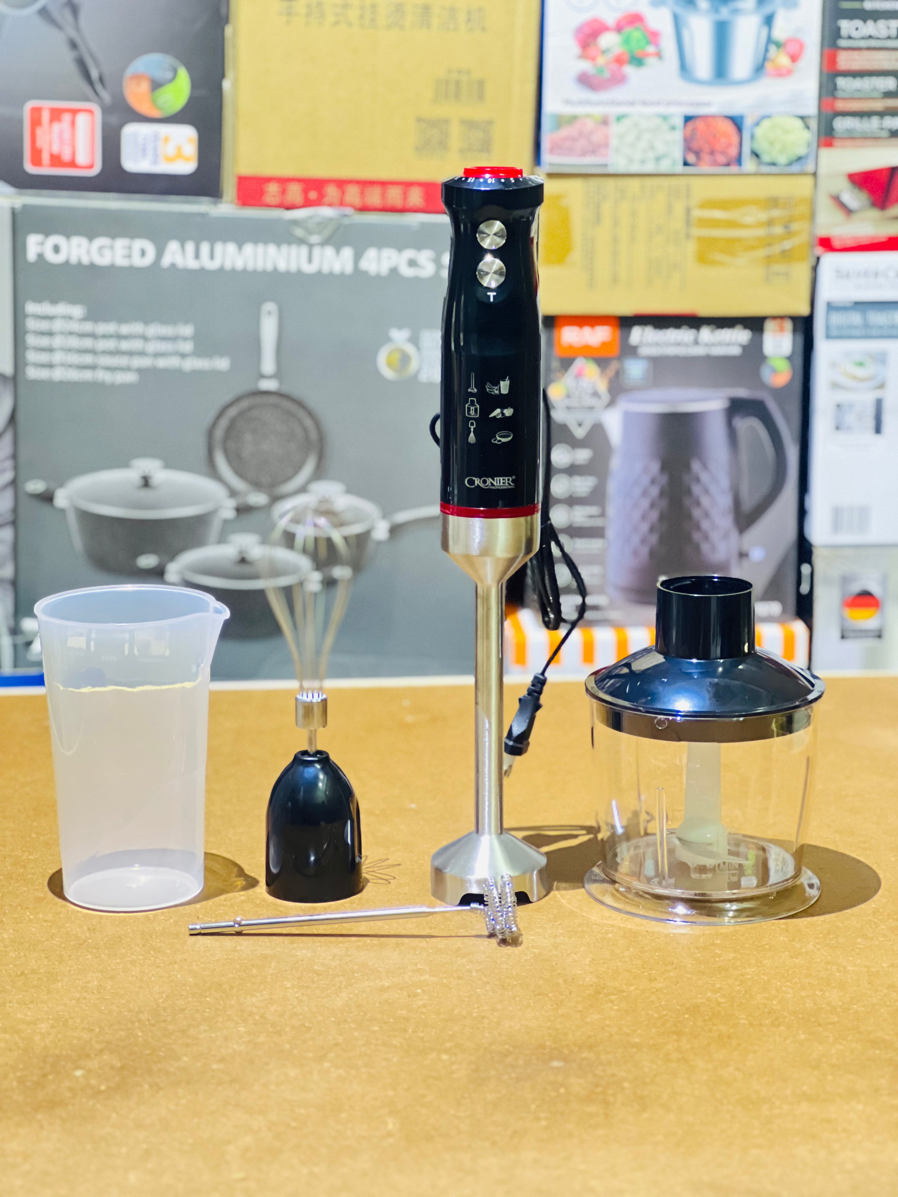 Cronier 4-in-1 Hand Blender Set – CR-1115
