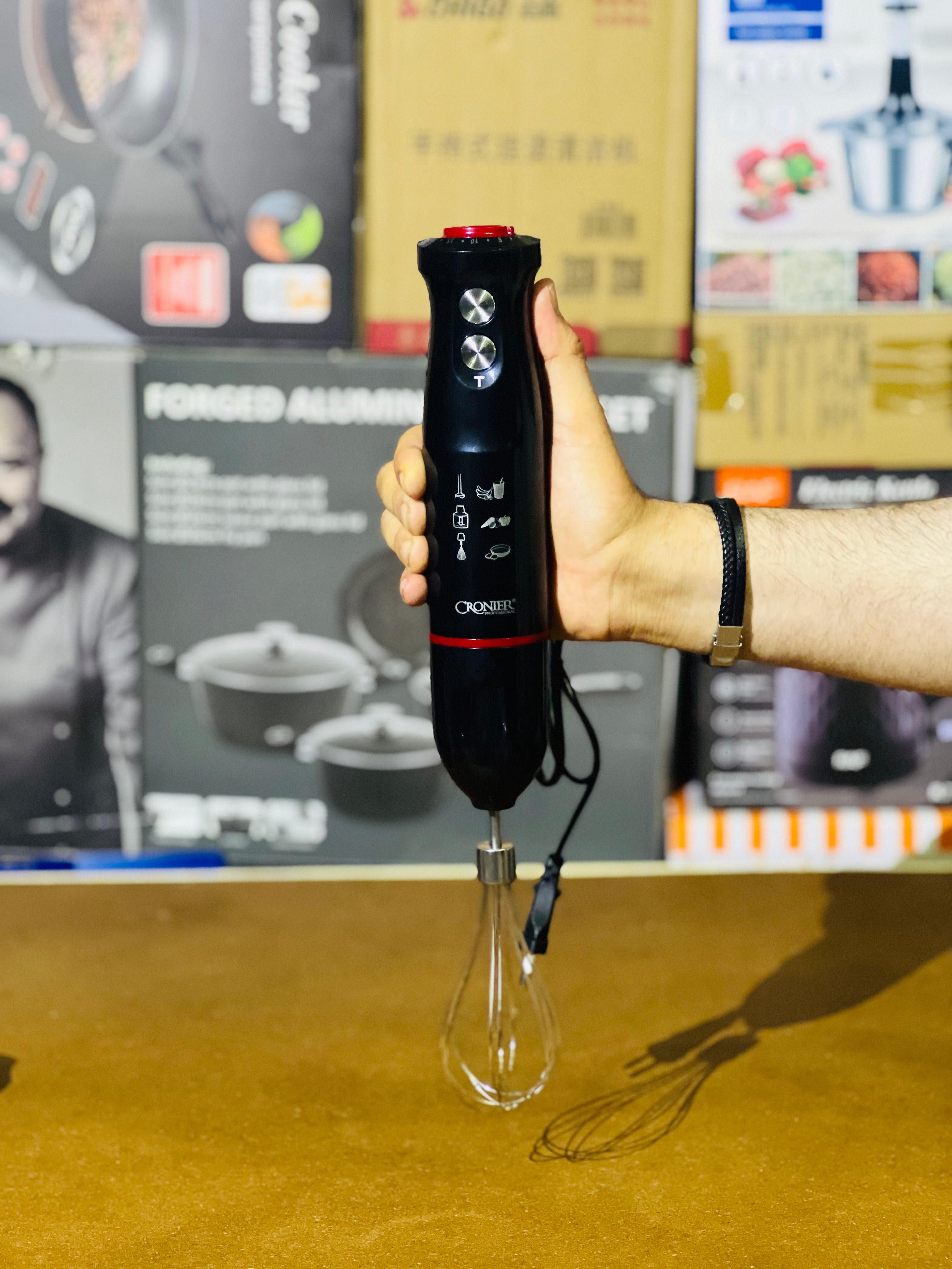 Cronier 4-in-1 Hand Blender Set – CR-1115