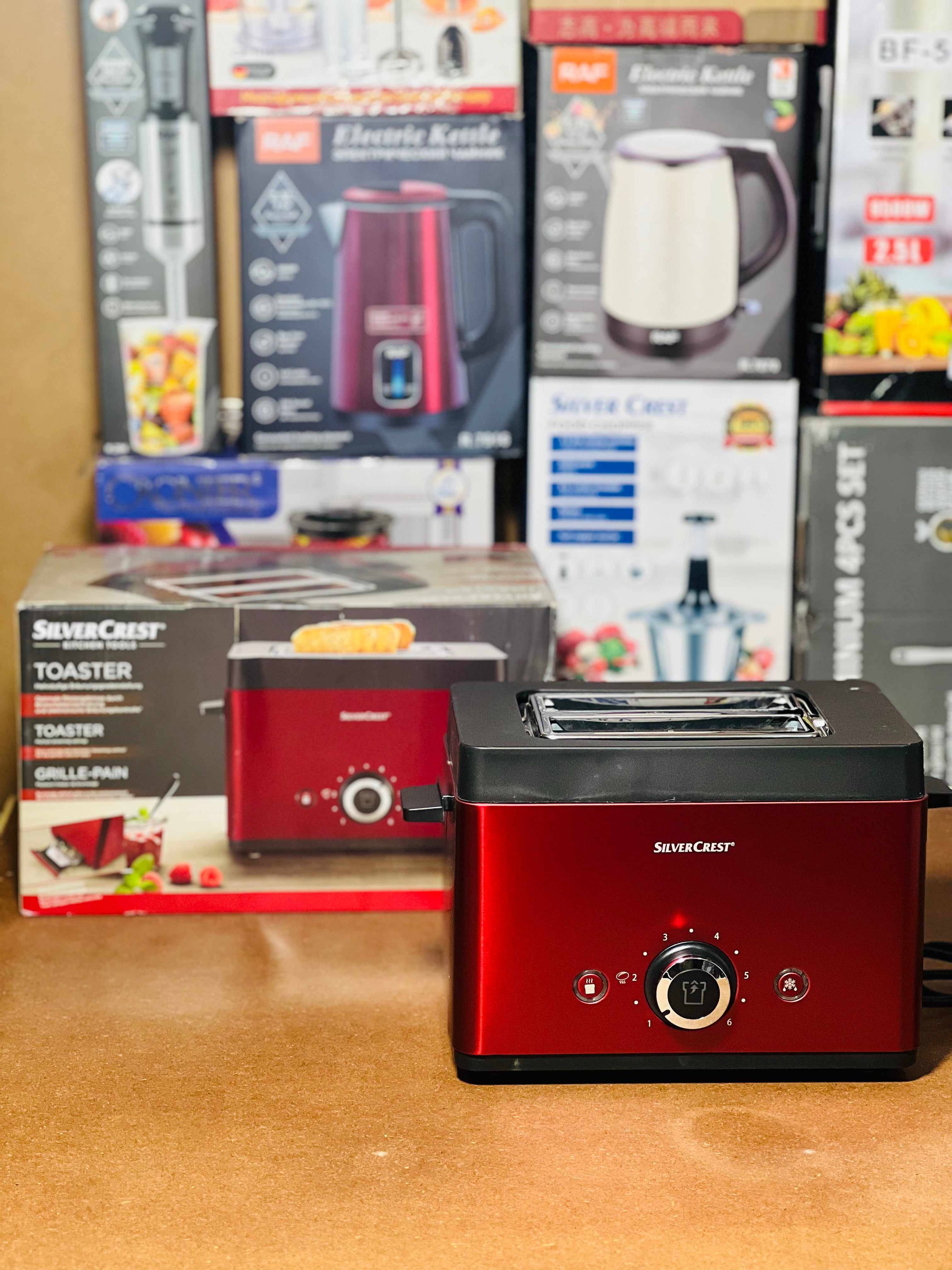 Silver Crest RedTouch Bread Toaster – German Lot
