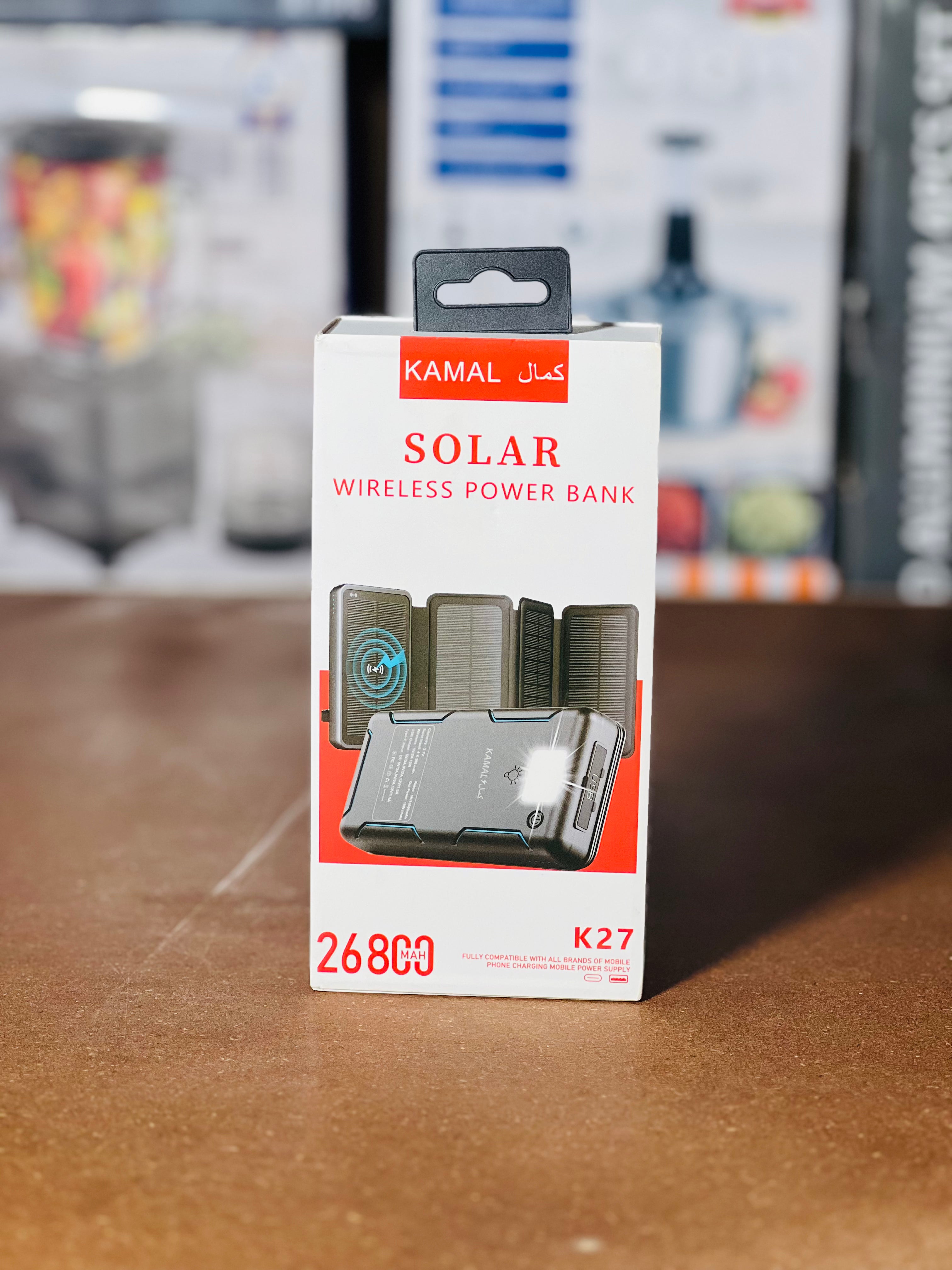 Kamal 26800mAh Solar Power Bank