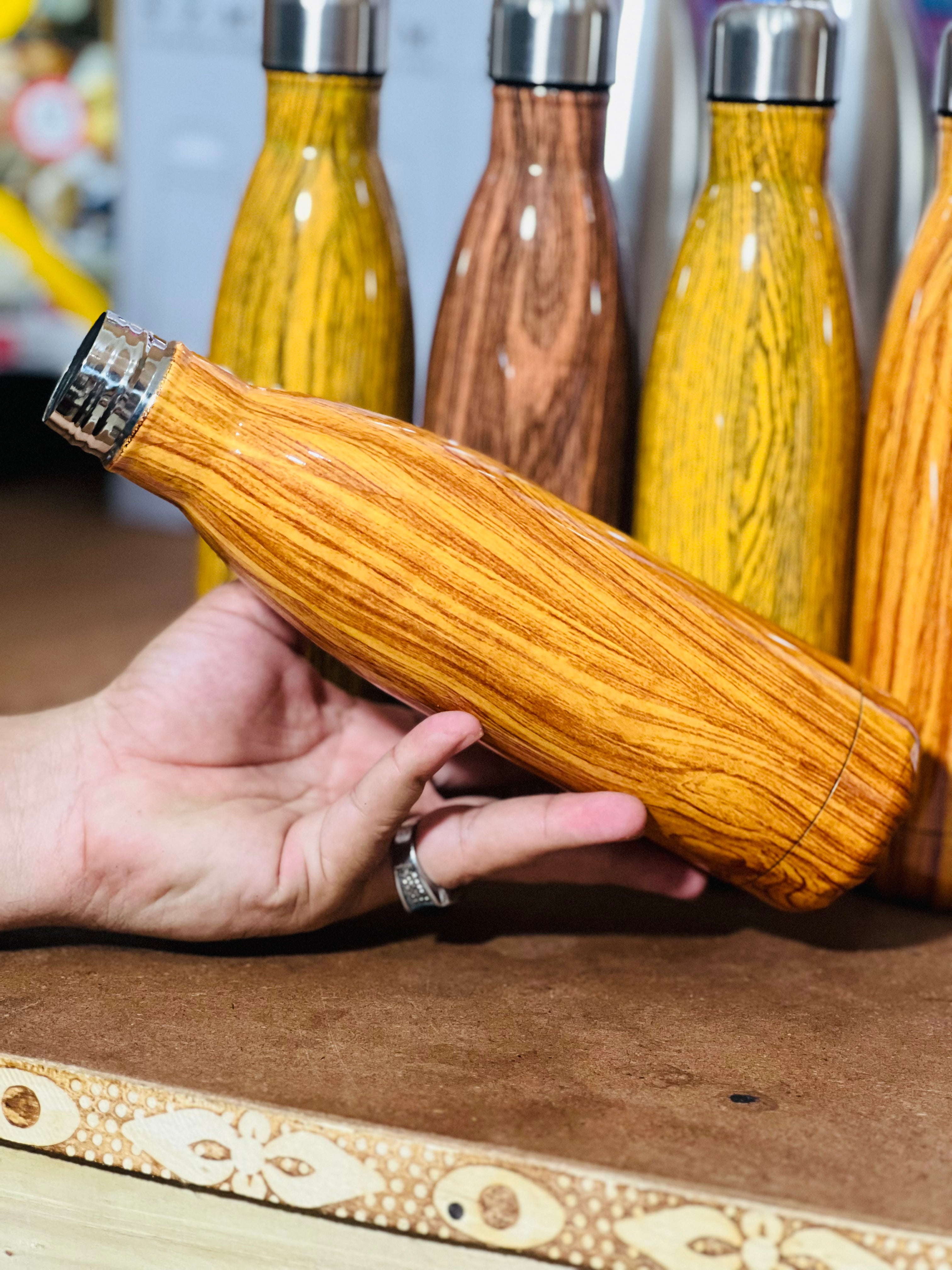 Golden Bottles for Hot & Cold drinks