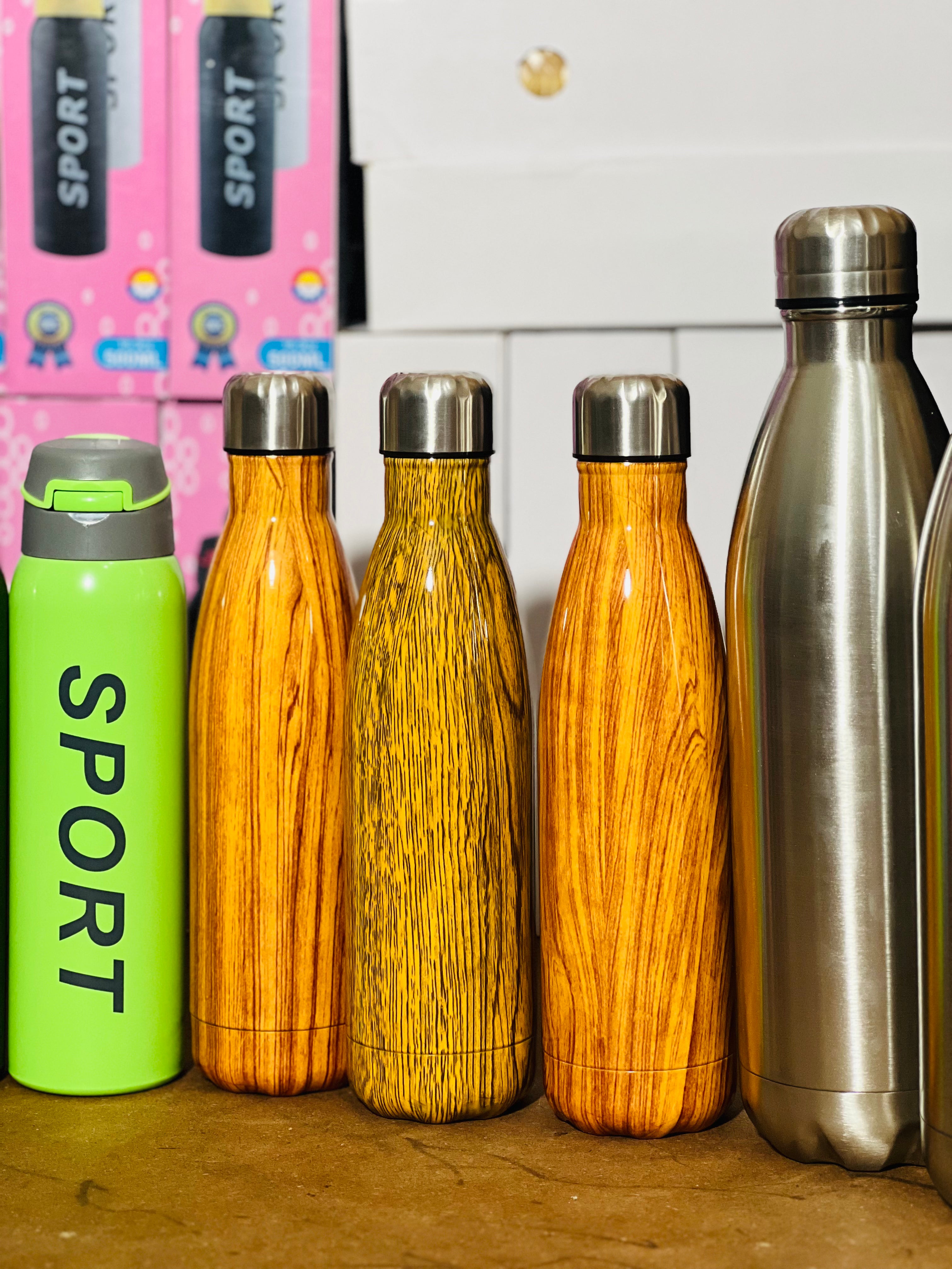 Golden Bottles for Hot & Cold drinks