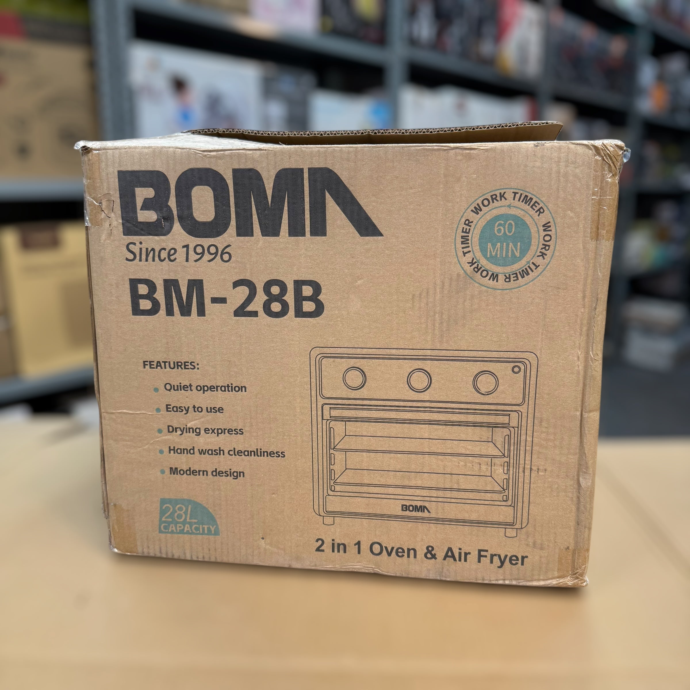 BOMA 28L Oven & Air fryer - German Lot