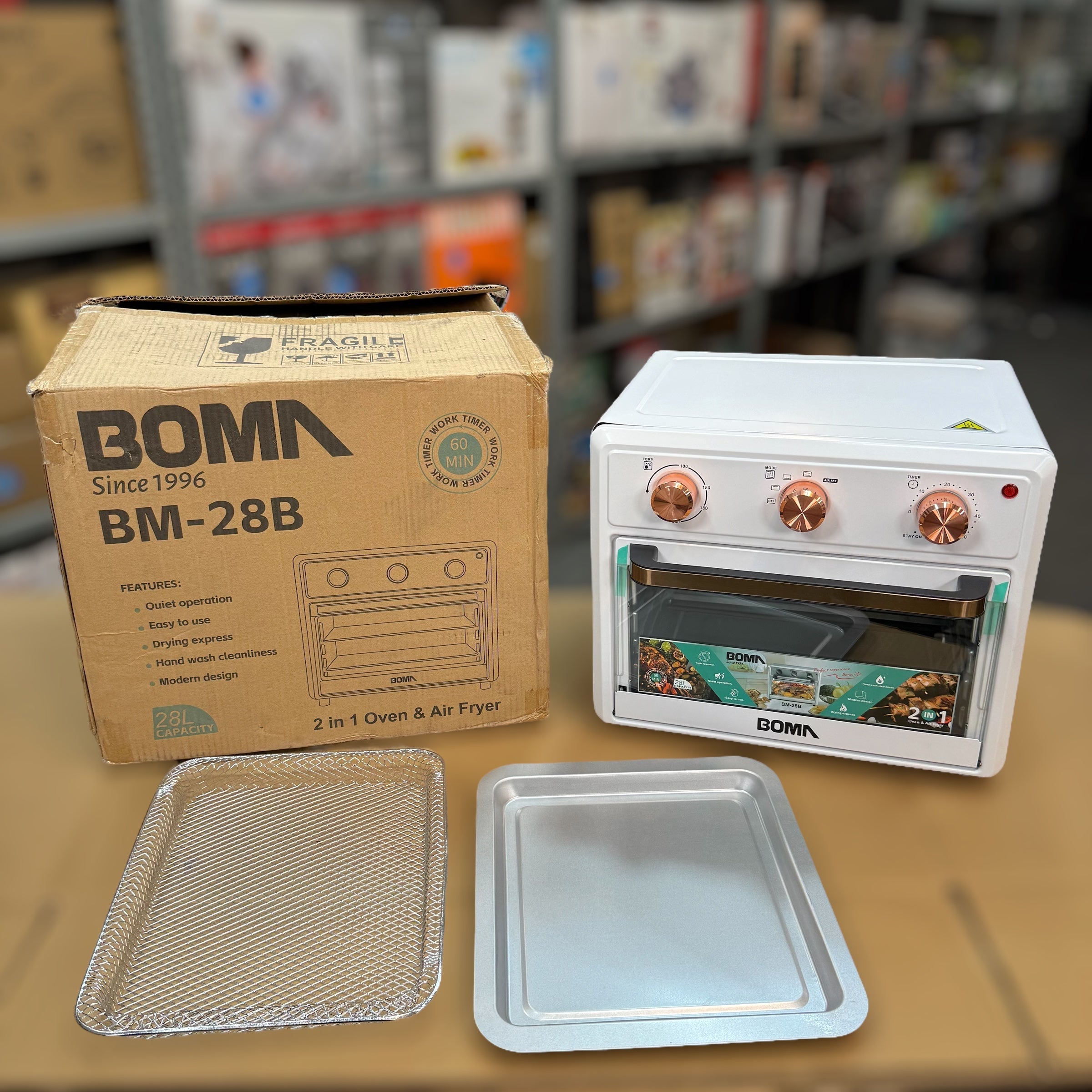 BOMA 28L Oven & Air fryer - German Lot