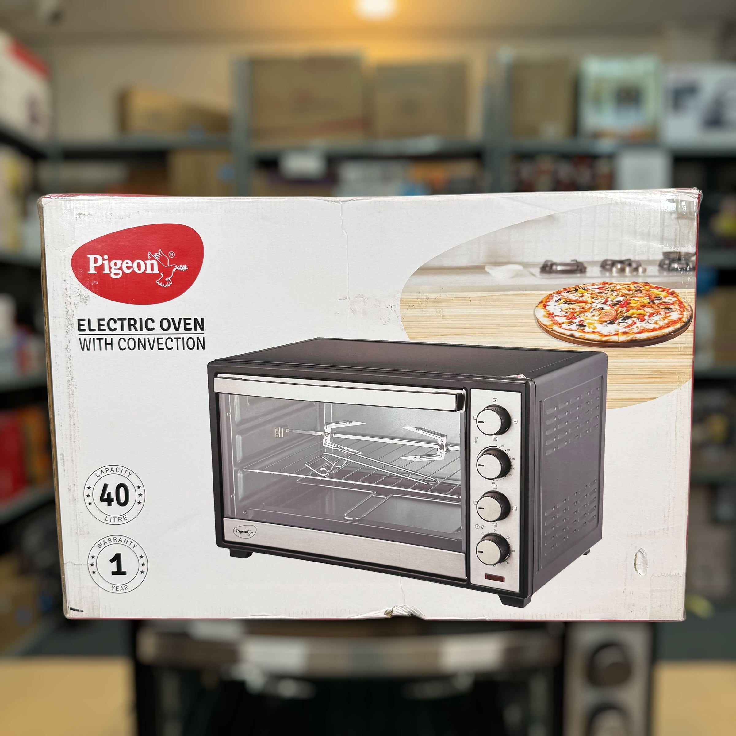 Pigeon 40L Baking Oven – Spacious & Versatile Performance