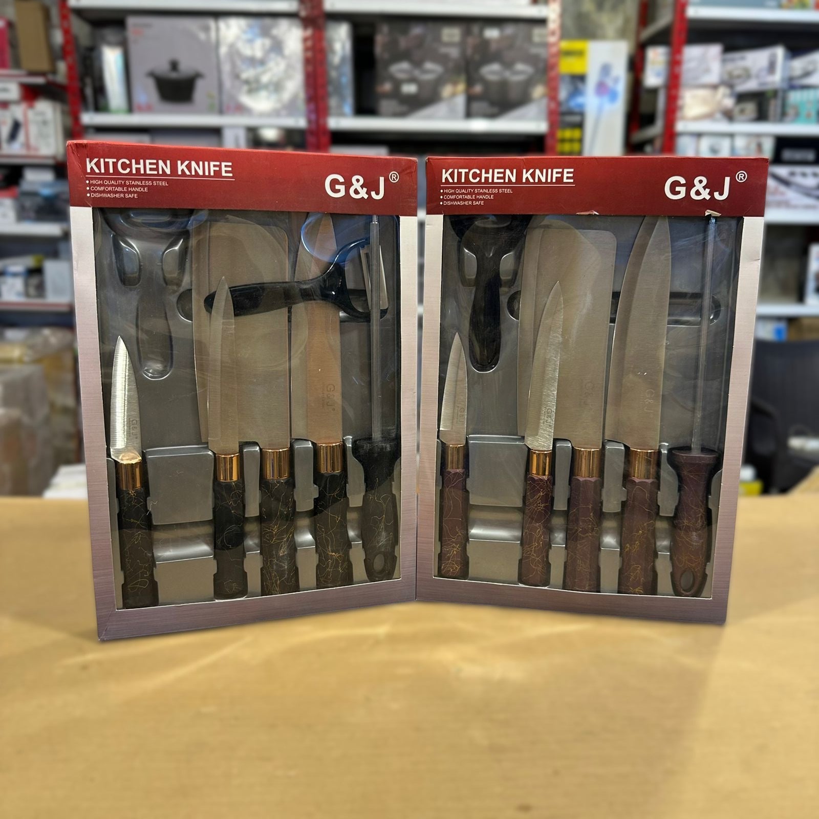 G & J 6pcs Kitchen Knife Set