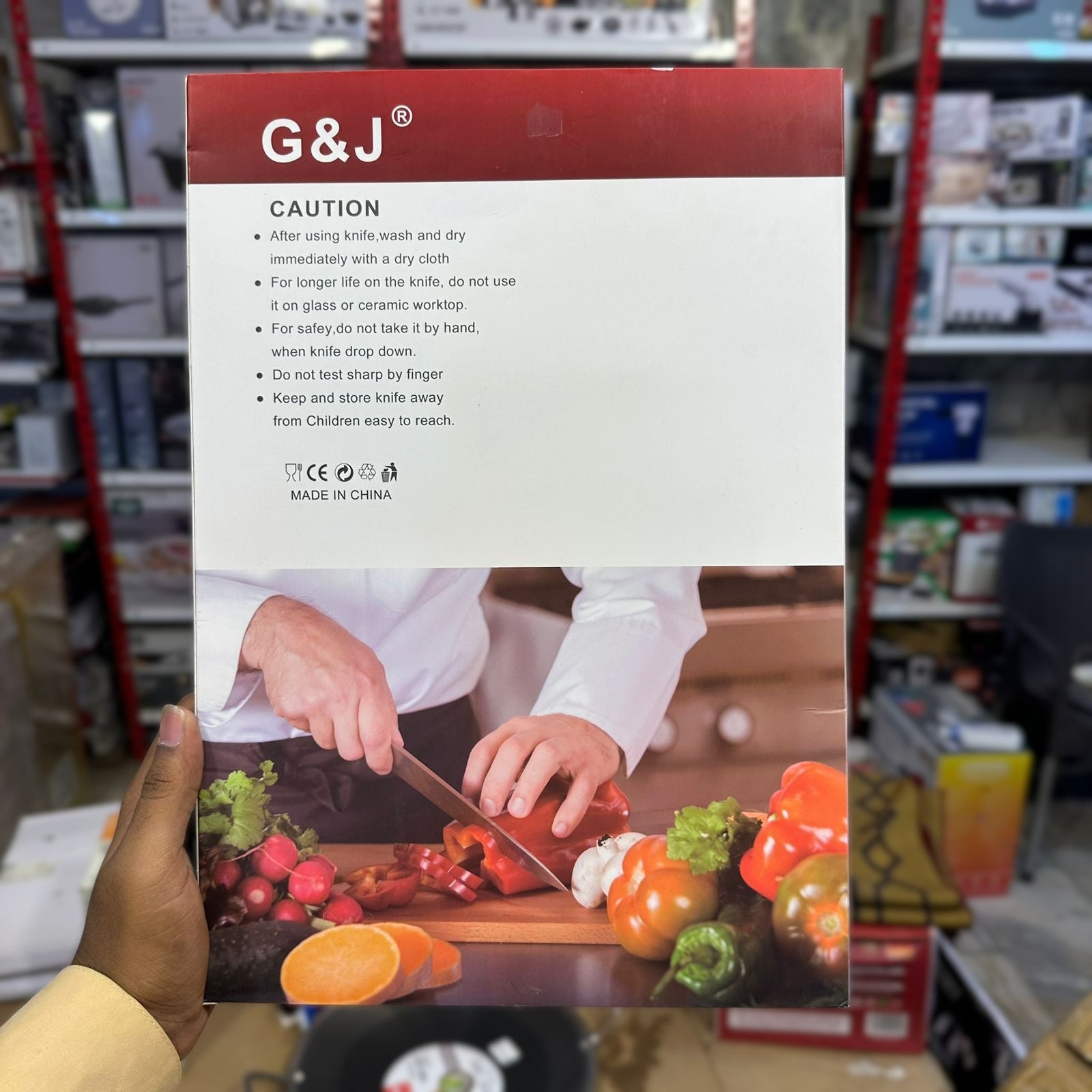 G & J 6pcs Kitchen Knife Set