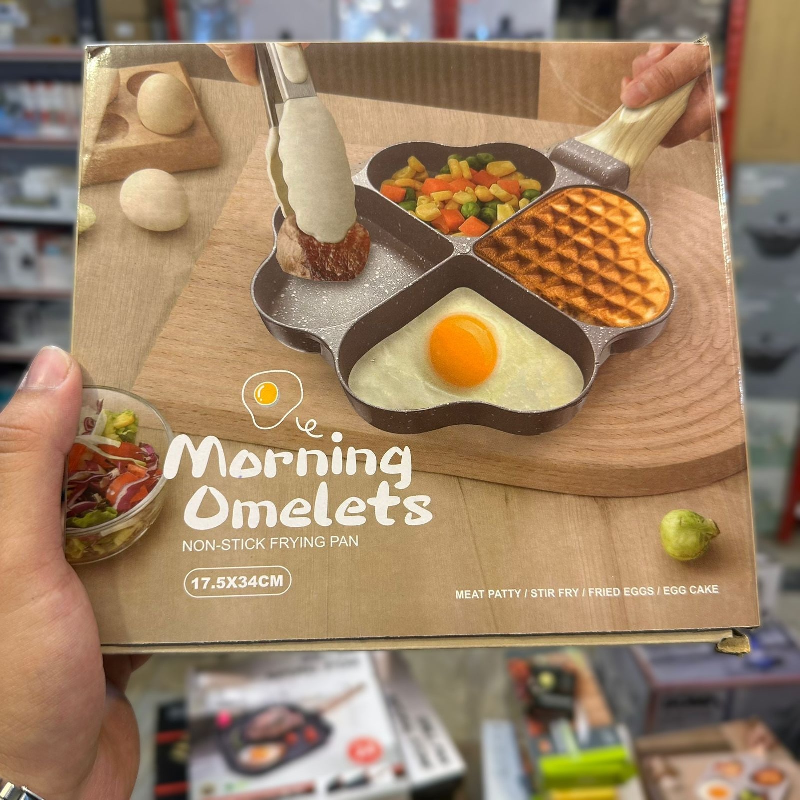 Morning Omelets Four Portions Non-Stick Frypan – Quick, Easy & Delicious Mornings