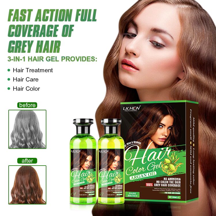 Argan Oil Hair Color Gel (Unisex)
